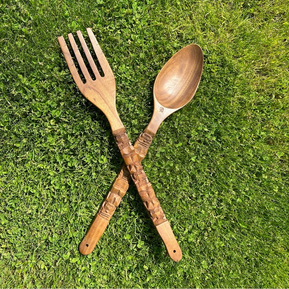 Wooden Spoon & Fork Wall Art